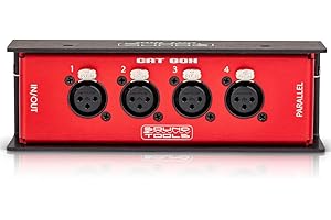 Sound Tools CAT Box FX - Female XLR Stage Box with Analog Audio Over Shielded CAT Cable. Send 4 Channels of Audio, DMX, Clear-Com or AES.