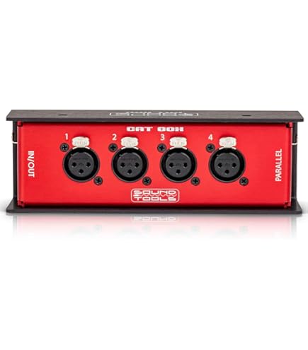 Amazon.com: CAT Box 8 - a Durable Four Channel Stage Box with Both