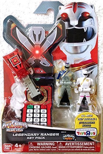 Power Rangers Key Pack Wild Force Set C White Red Lunar Wolf