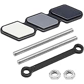 Tri-Color Grille Insert Trims, Tri-Color Grille Decor Badge Emblem Decoration Accessories Car Truck Label Replacement for Toy