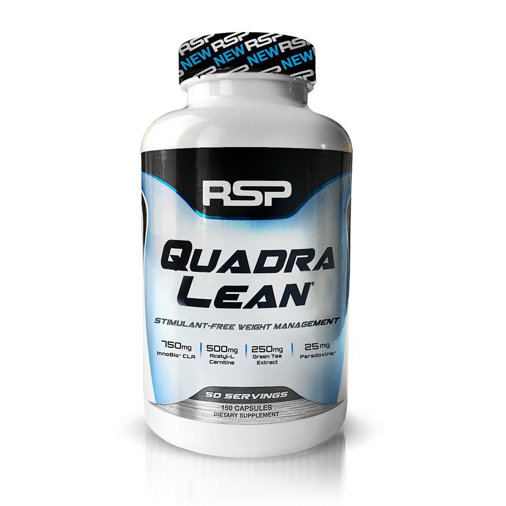 RSP QuadraLean Stimulant Free Fat Burner Pills, Weight Loss Supplement