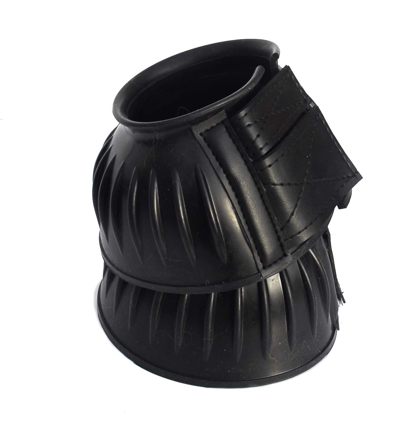 Rhinegold Elite Touch Tape Closure Over-Reach Boot-Medium-Black