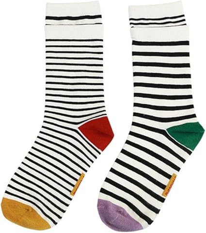 Amazon Co Jp 靴下 カジュアル イラスト格子少女靴下チューブソックス 5ペアライフシリーズビッグデビルツリーレトロかわいいコットン女性ソックス ソックス 色 Stripe Of Double Sock Mouth ホーム キッチン