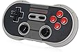 Joyhero Wireless Bluetooth Classic 8Bitdo NES30 Pro Game Controller for iOS and Android Gamepad - PC Mac Linux - Round