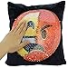 Reversible Sequin Mermaid Pillow Case, USONG Emoji Changeable Face Cushion Cover Pillow Cases Decorative Pillowcase 16x16