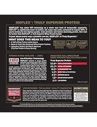 Allmax ISOFLEX Pure Whey - Aislamiento de proteínas sin gluten (proteína de 0.95 oz, 11 sabores),...