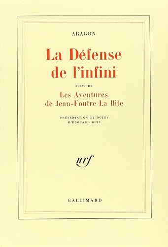 Download La Défense de l'infini (fragments), suivi de 'Les Aventures de Jean-Foutre La Bite' PDF