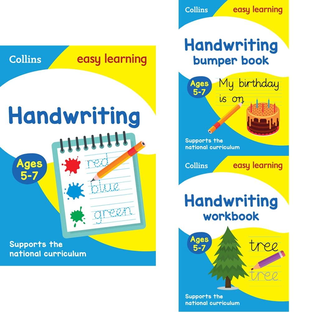 Collins Easy Learning Handwriting Age 5-7 - 3 books set