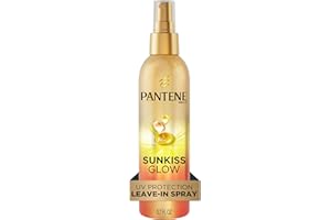 Pantene Sunkiss Glow Multitasking Spray, UV Hair Protection, Repairs Damage, Leave-In Conditioning Treatment, 5.7 oz