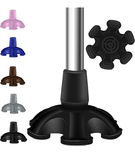 Embouts De Bâtons De Ski En Carbure De Tungstène Kisangel | Lot De 3, Couleurs Vert, Noir, Rouge | Compatibles Plupart Bâtons Randonnée Et Ski - 6