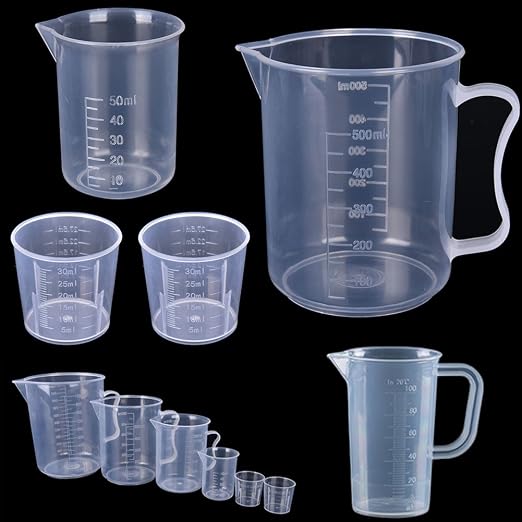 Gobelet Doseur Kerbl 5 Litres Avec Graduation - Transparent, Empilable, Bec Verseur - 8