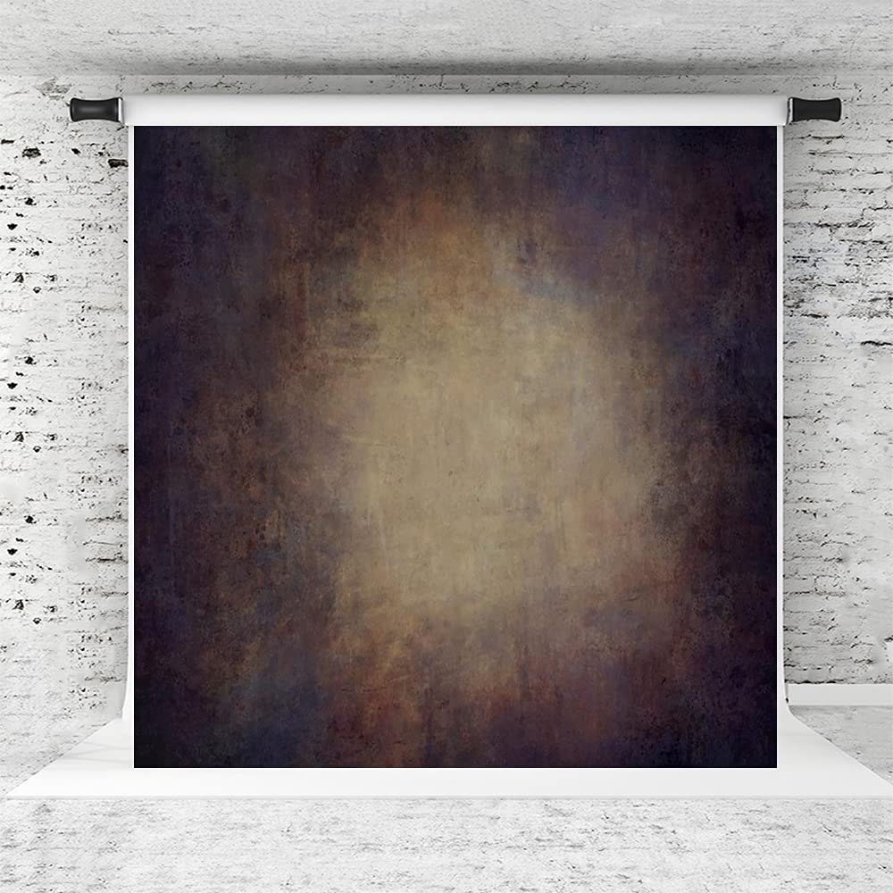 Kate 3x3m Brown Texture Background Brown Retro Background Brown Abstract Backdrop Microfiber for Photography Studio Portrait Backgrounds