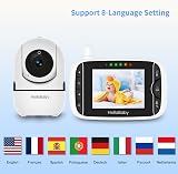 HelloBaby Baby Monitor Camera 2x Zoom Night Vision 355° Pan 120° Tilt 1000ft view 2