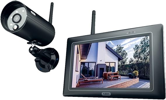 ABUS OneLook Videoberwachungsset PPDF16000 1080p Funk Auenkamera mit 7 Farbmonitor fr Innen und Auenbereiche 80023 ABUS OneLook Videoberwachungsset PPDF16000 1080p Funk Auenkamera mit 7 Farbmonitor fr Innen und Auenbereiche 80023