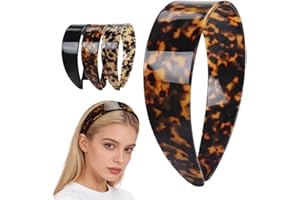 Thick Tortoise Shell Headband with Teeth for Women, 1.5in, No Slip, No Headache Headband No Slip Hairbands, Headbands for Wom