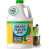 Green Water Tracing Dye for Leak Detection in Septic, Sewer, Drains &amp; Pools | Non-Staining Concentrate Treats 6,000+ Gallons &mdash; Fluorescent UV Dye Safe for Septic Tanks, Pools, Drains &amp; Toilets, 64 oz
