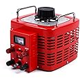 30 Amp Transformer, Auto AC Variable Voltage Converter 0-130V 110V Transformer Variable AC Voltage Output Regulator Metered for US Plug AC Variable Power Supply (3000VA Max)