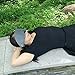 Langkou Washable Wireless Bluetooth Sleeping Eye Mask with Foam Ears-Free Eye Shade Head Set Sleeping Headphones Color Gray