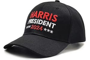 HOMESLIK Kamala Harris Hat Waltz 2024 Kamala Hat Harris Hat for President Kamala Harris Cap Comma La Kamala Hats for Women Men