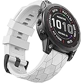 MYSNBKN Compatible with Garmin Fenix 7X Band 26mm Width Soft Watch Straps Sport Bands Replacement for Fenix 7X/Fenix 6X/Fenix 6X Pro/Fenix 5X/Fenix 5X Plus/Fenix 3/Fenix 3 HR Smartwatches