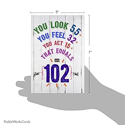 NobleWorks - Milestone Birthday Greeting Card with