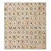 XADP 500PCS Wooded Letter Wood Pieces