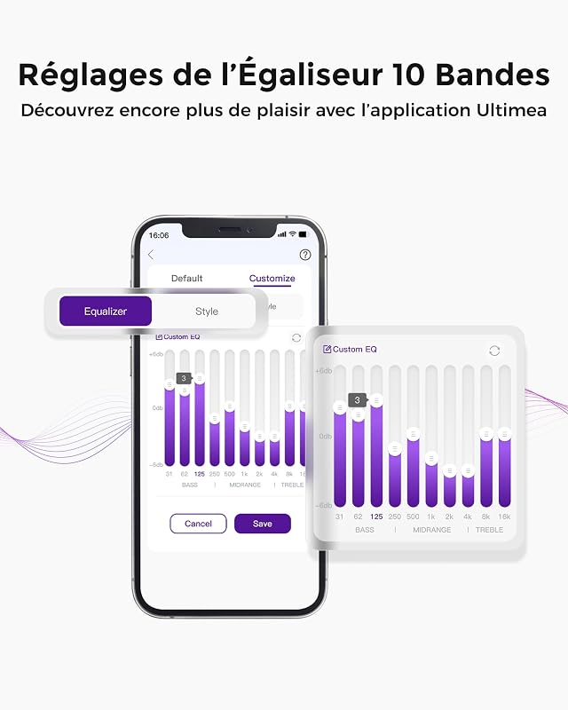 2.1ch Barre de Son TV Tout-en-Un, Puissance Crête 132W, Caisson de Basses Intégré, Barre de Son PC/Jeux, App Contrôle, 16 Pouces Haut-parleurs, BT 5.4, Opt/AUX/Montage Mural, Poseidon M20 Pro — photo 8 sur 8