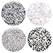 Mixed Glitter 20 Piece Kit – Includes Solvent Resistant Dust, Powder, Hexagon, Holographic, Matte Glitters - Great for Nail Art Polish, Gels, Art and Crafts, Paints & Acrylics Supplies - 1/4 OZ Jars