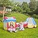 Growthpic Kids Play Tent Set with Tunnel, Large Children Playhouse, Pretend Teepee Ball Pit for Toddlers Indoor and Outdoor Pop-up Play
