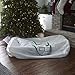 Household Essentials 6032 MightyStor Artificial Christmas Tree Storage Bag with Handles | White with Green Trim