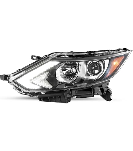 Halogen Headlamp Assembly Left Side For Nissan Rogue 2017-2020 With LED DRL 3 thumbnail image