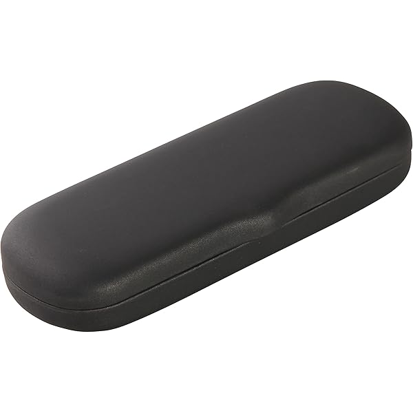 Calabria S412 Extra Large Hard Shell Eyeglass Case – Black Snap