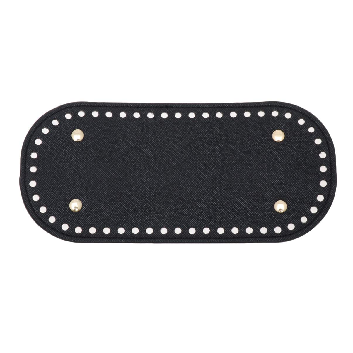 HEALLILY Leather Bag Bottom Oval Bag Bottom Base Bottom Shaper Pad for Shoulder Bag Handbag 22 * 10cm