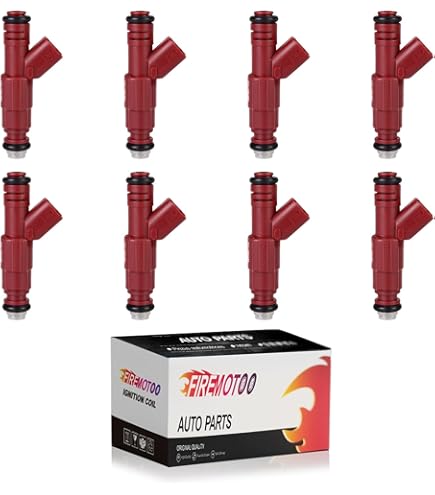 Set Of 8 Fuel Injectors For 2001-2003 Dodge Dakota & Durango 5.9L V8
