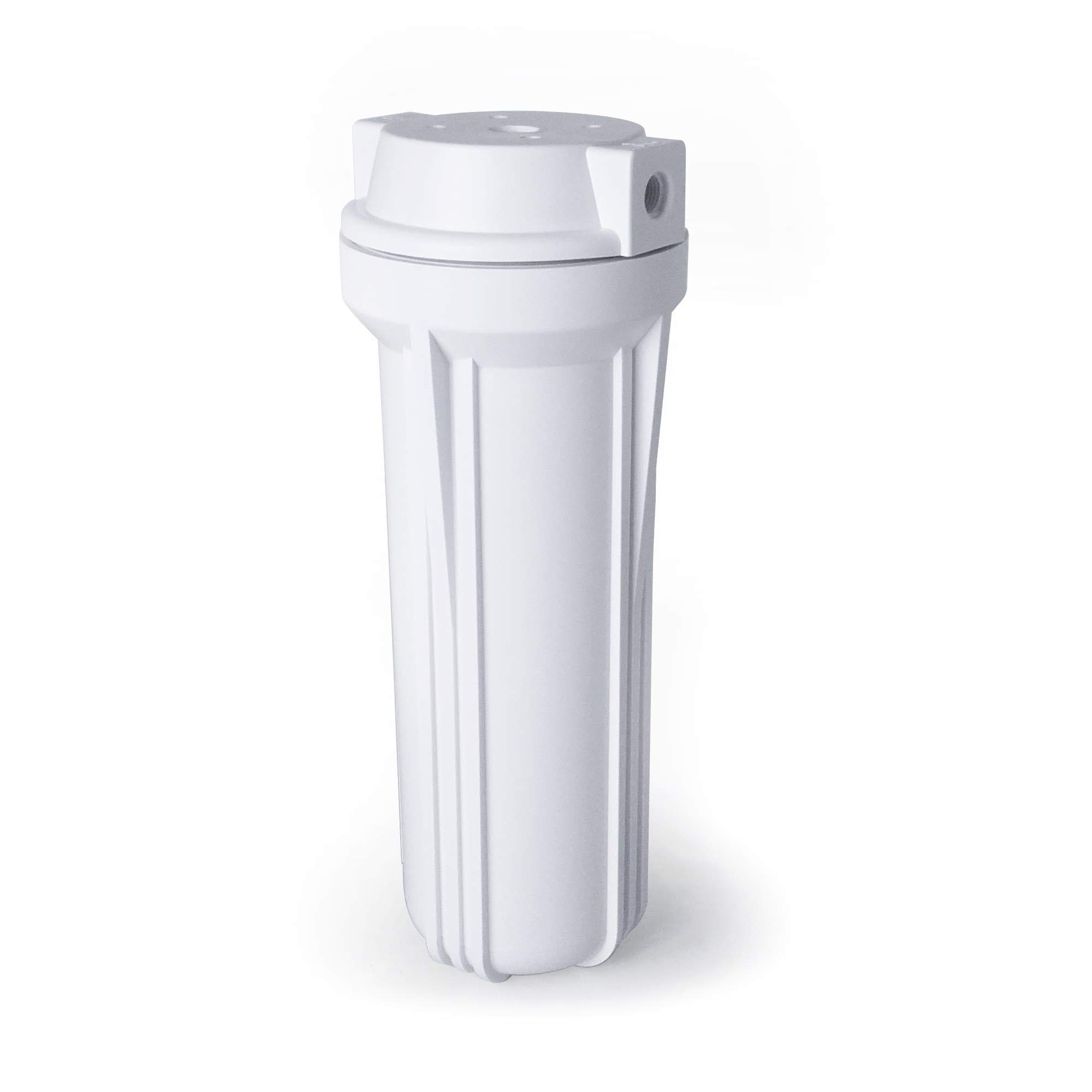 Domestic 5-Stage Osmosis Equipment Replacement, 10" White Glass with 1/4 Thread for Reverse Osmosis Equipment. Osmosis Filter Holder. Osmosis Glass Replacement. Bbagua