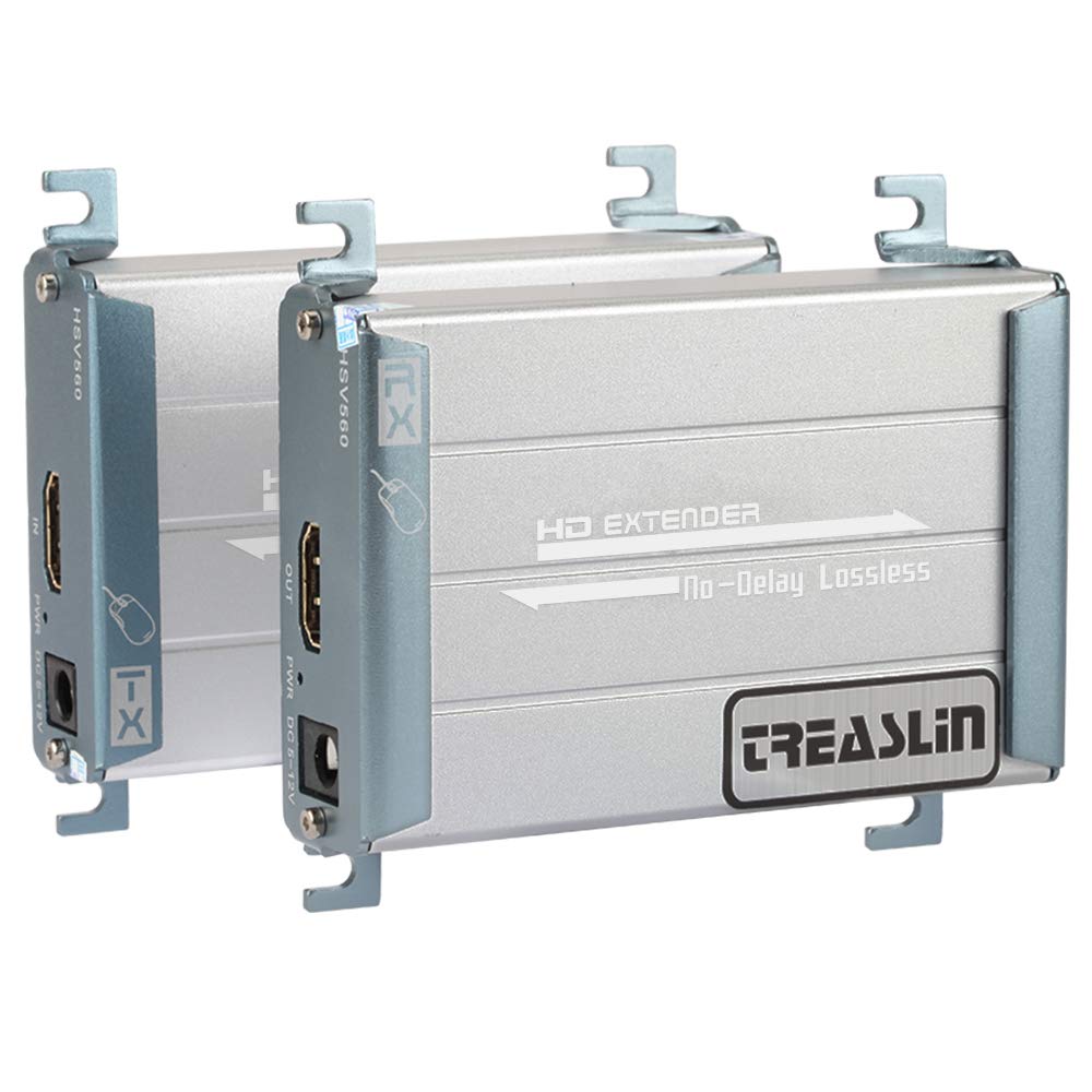 Amazon Com Kvm Extender Hdmi Kvm Usb Extender With Poc 80m 262ft Hdmi Usb Transmitter And Receiver Usb Extender With Cat5 5e Cat6 6e Hdmi To Rj45 Support 1080p 60fps With Video Lossless And No Latency