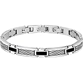 Feifuli Bracelets for Men, Link Chain Stainless Steel Bracelet for Men, Charm Jewelry for Birthday Annivesary Fathers Day Valentines Christmas, Dad Husband Boyfriend,Casual Trendy Cool Adjustable