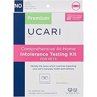 UCARI Pet Sensitivity Test | Screens for 750+ Intolerances | Food & Nutritional Analysis | Painless Home Test Hair Sample Met