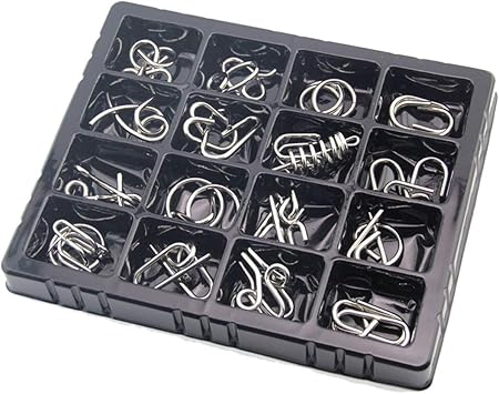 rompecabezas metalicos