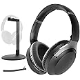 Avantree Aria Me Personalized Audio Noise Cancelling Bluetooth Headphones with Charging Stand & Microphone, aptX HD & Low Lat