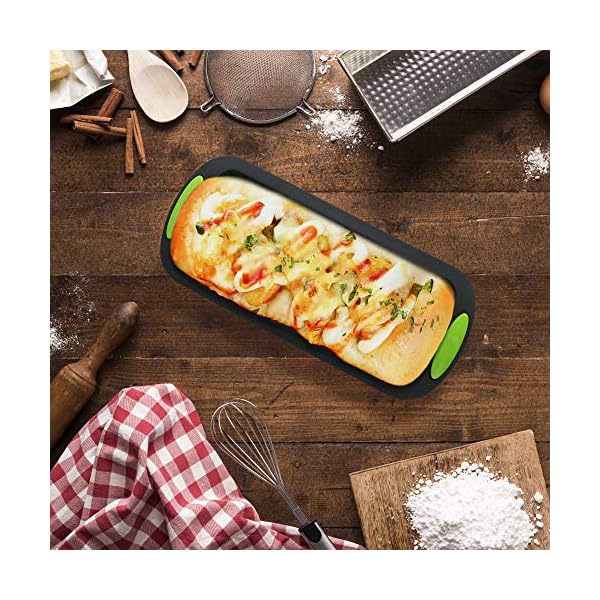 Silicone-Bread-and-Loaf-Pans-Set-of-2-Bread-Pans-for-Baking-Nonstick-Premium-Food-Grade-Silicone-Baking-Pans-Set-Silicone-Bakeware-Cake-Molds-Dishwasher-Safe-87x4x24-Inside Silicone Bread and Loaf Pans, Set of 2 Bread Pans for Baking, Nonstick Premium Food Grade Silicone Baking Pans Set…