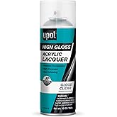 U-POL Acrylic Lacquer, Fast-Drying, Gloss Clear | All-Purpose Vehicle Touchup Paint With Gloss Finish, For Scratches &amp; Marks