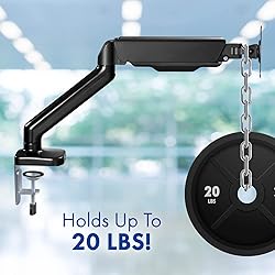 Stellar Mounts Spring LCD Monitor Arm with USB and