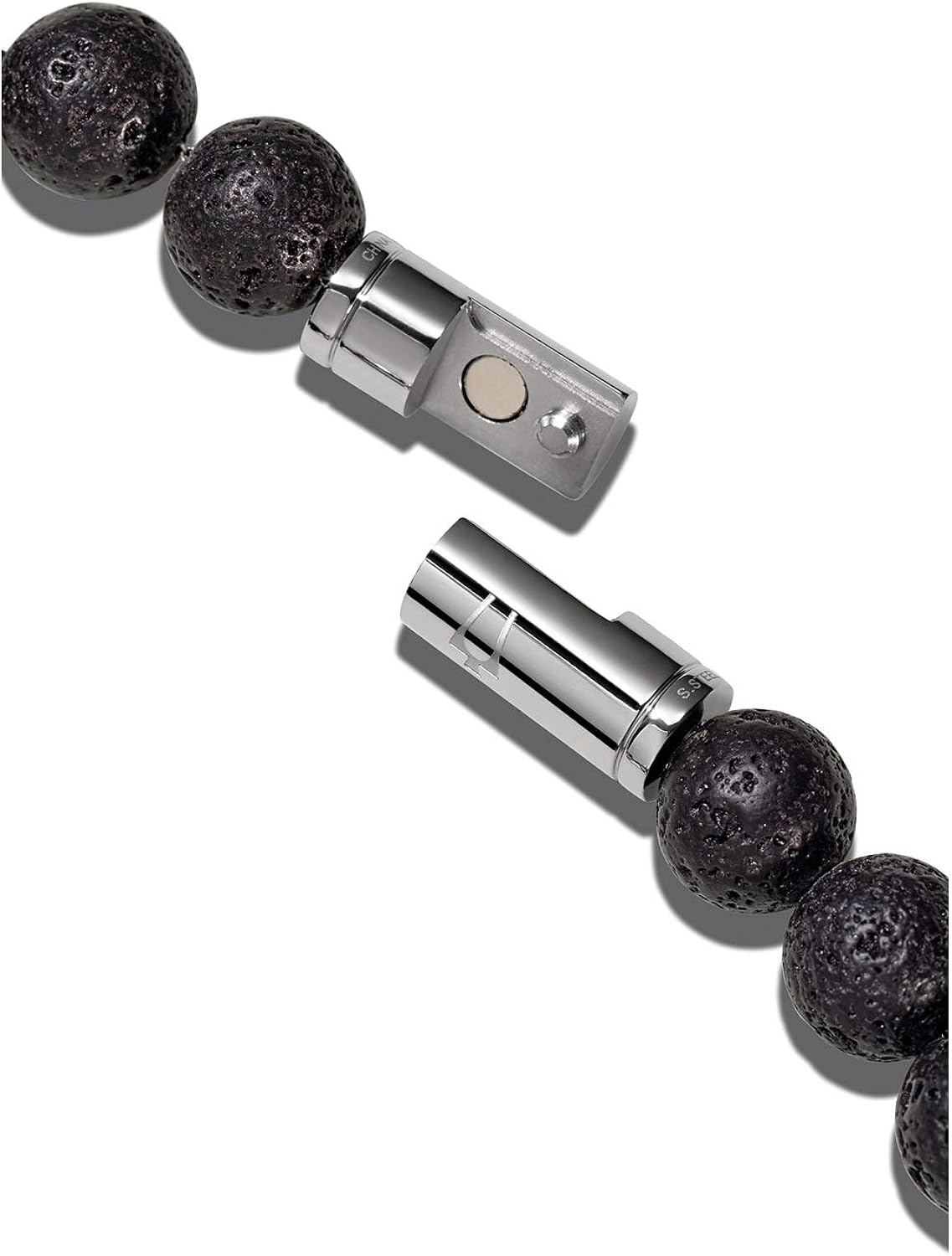 Bulova Mens Classic Beaded Bracelet: Jewelry