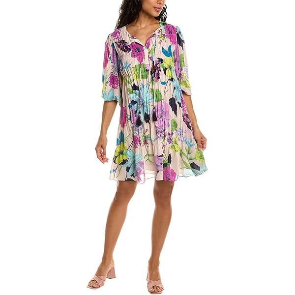 Lilly Pulitzer Women's Moana 3/4 Sleeve Maxi Dress, Spearmint Blossom Views  XS at Amazon Women's Clothing store