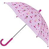 Wildkin Kids Umbrella – Rainproof Canopy, Curved Handle, Easy Hanging Design