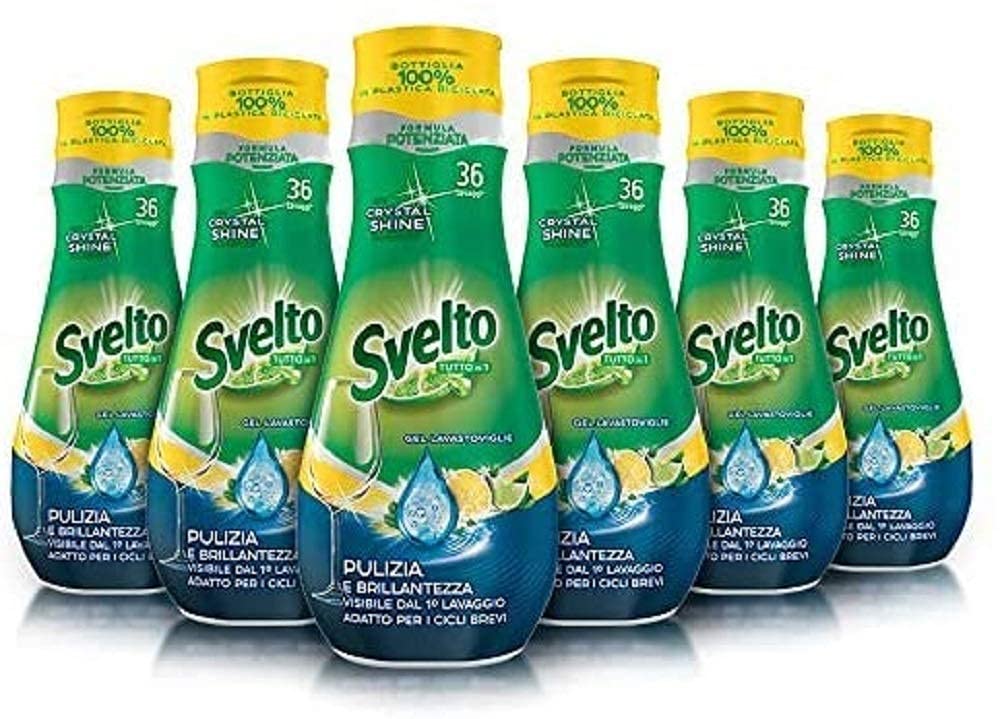 Svelto All-In-One Dishwasher Gel, Save Pack, 216 Washes