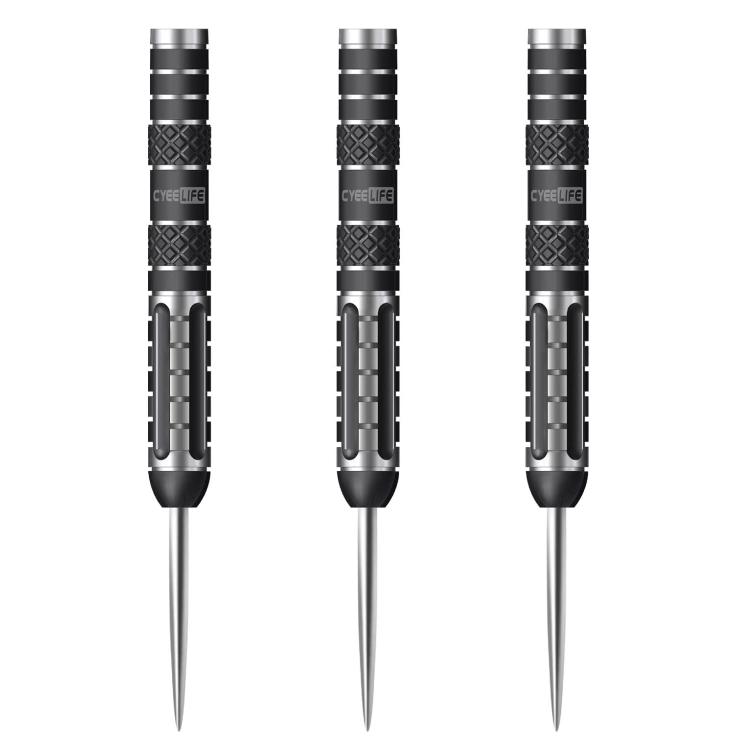 CyeeLife 22g Tungsten Steel Dart Barrels 90% 2BA,ZH08 Black — image 1