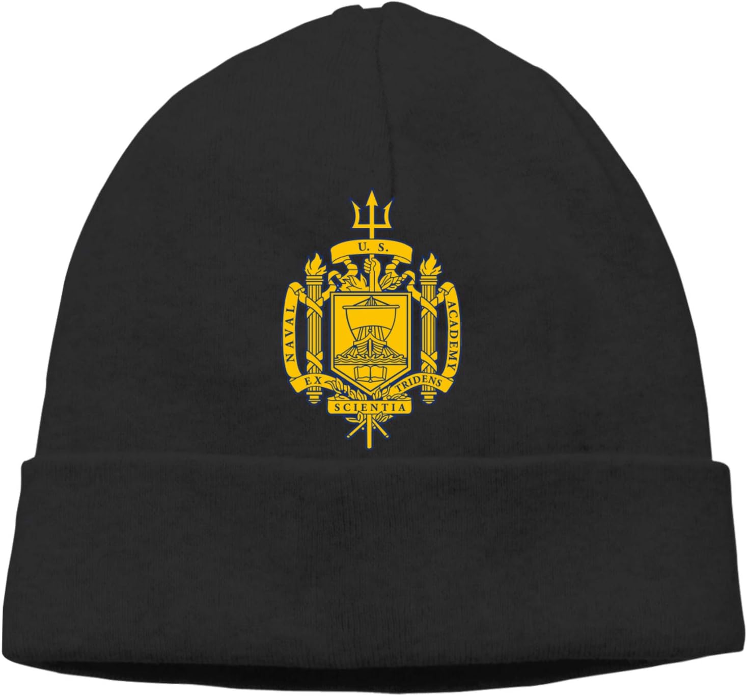 SUMT4men Us Navy Naval Academy Logo Unisex Knitted Wool Hat