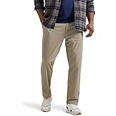 Lee Mens Big & Tall Extreme Motion Flat Front Relaxed Taper Pant